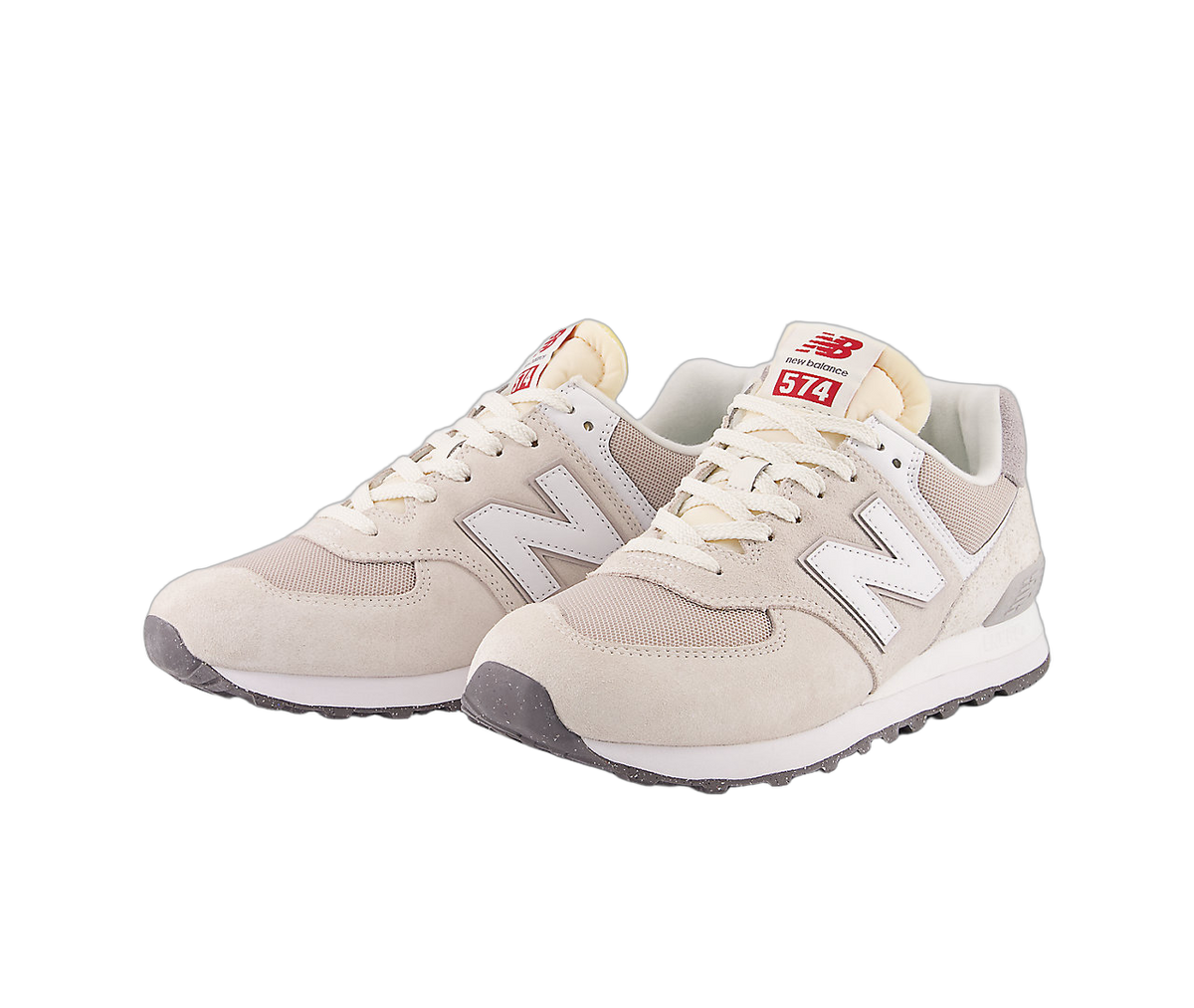 Overkicks - New Balance 574 Sea Salt White (U574RCD) - vista trasera