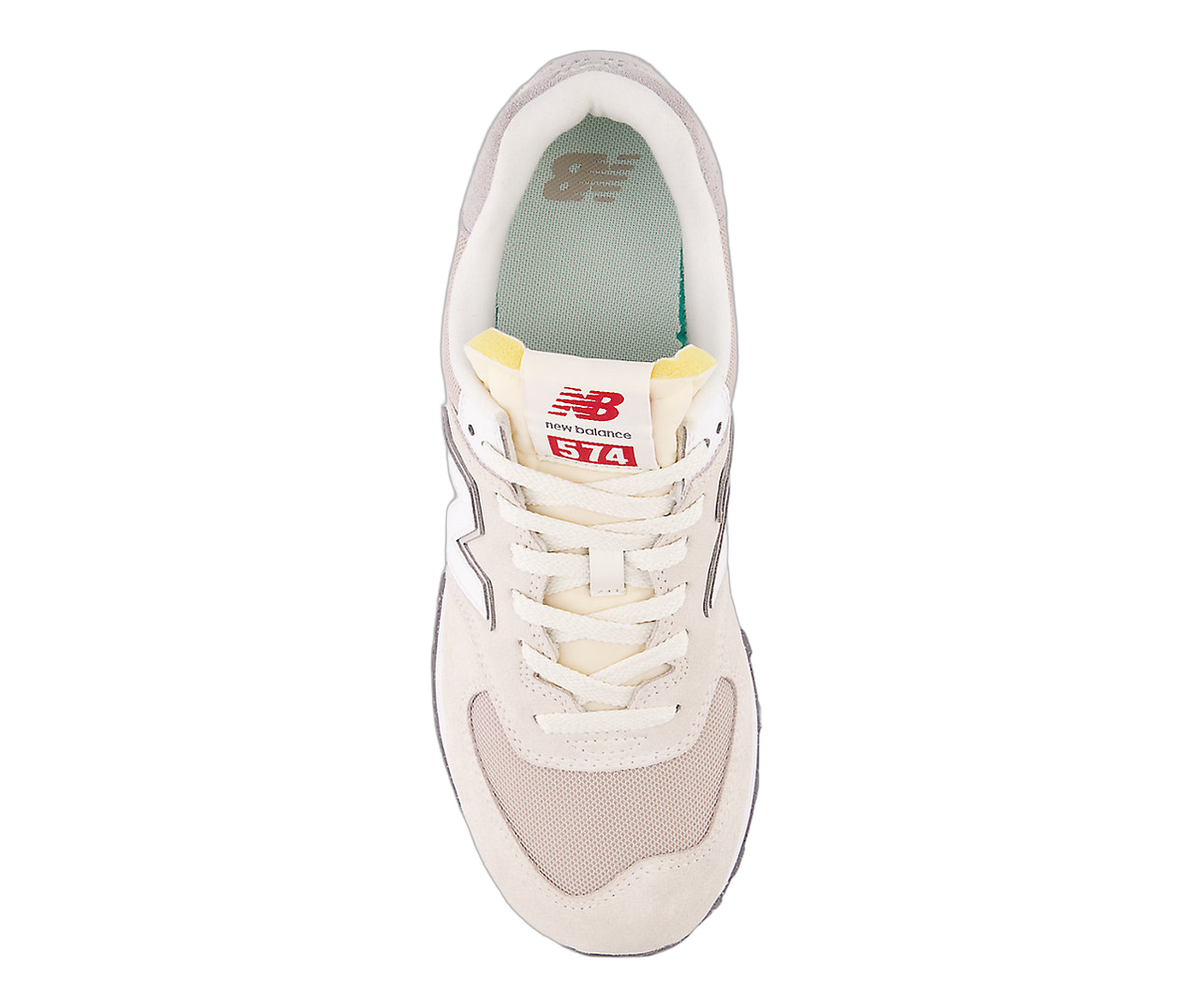 Overkicks - New Balance 574 Sea Salt White (U574RCD) - detalle suela