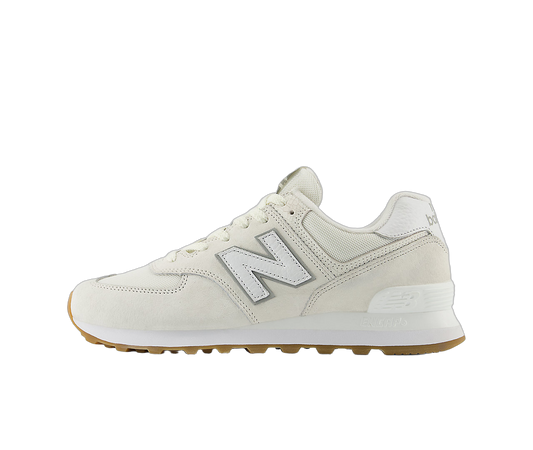 Overkicks - New Balance 574 Sea Salt White Concrete (U574RAD) - vista lateral