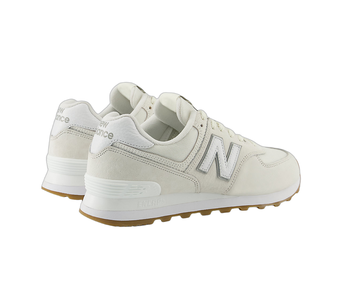 Overkicks - New Balance 574 Sea Salt White Concrete (U574RAD) - par completo