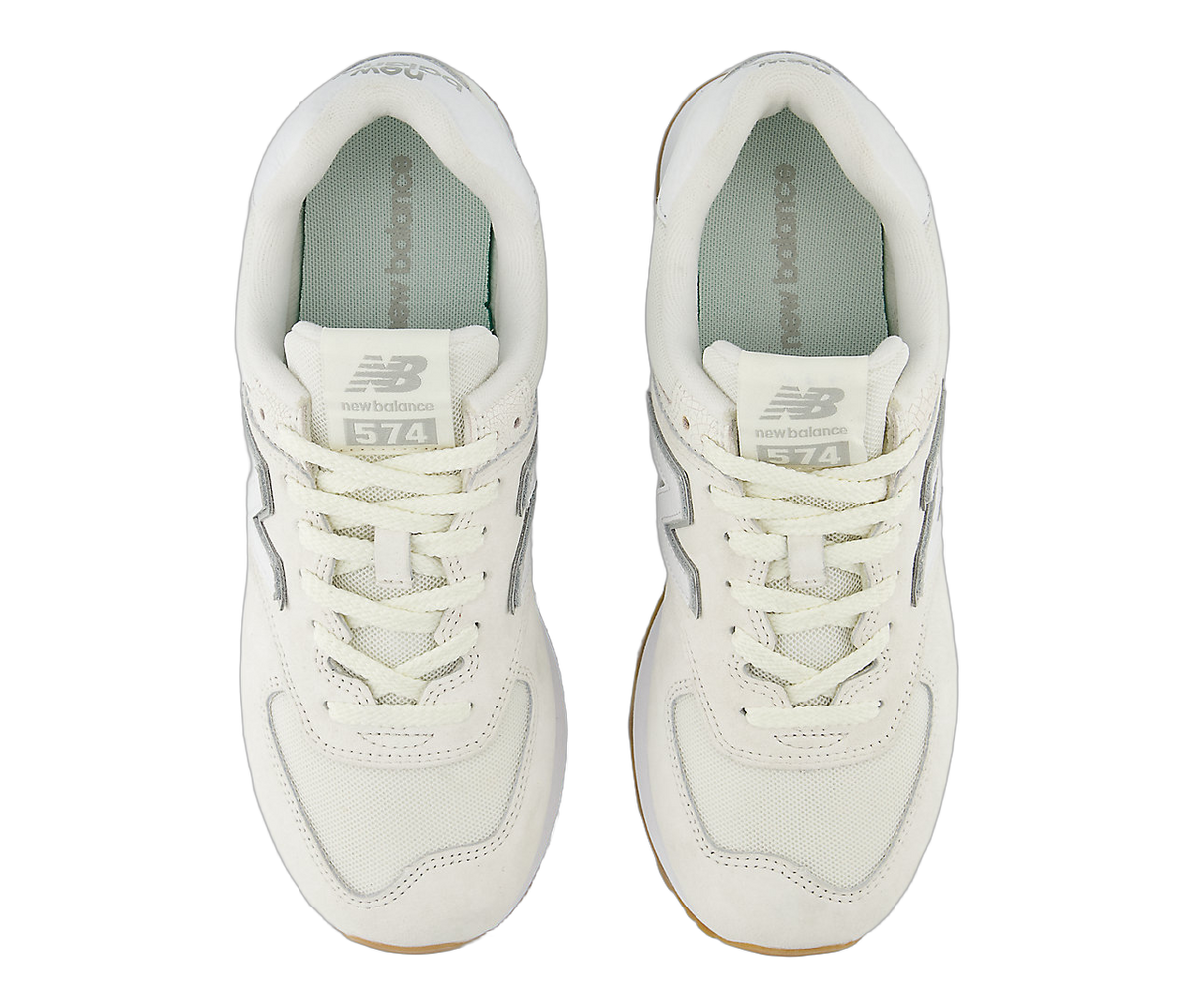 Overkicks - New Balance 574 Sea Salt White Concrete (U574RAD) - detalle suela