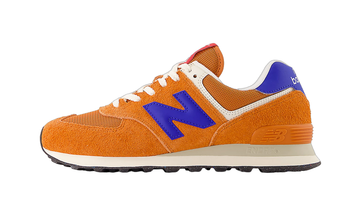 Overkicks - New Balance 574 Sienna Blue Gemstone (U574BRD) - vista lateral
