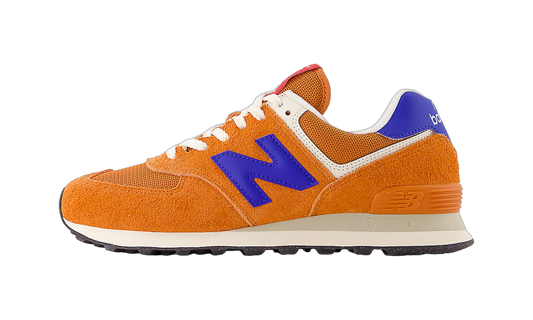 Overkicks - New Balance 574 Sienna Blue Gemstone (U574BRD) - vista lateral