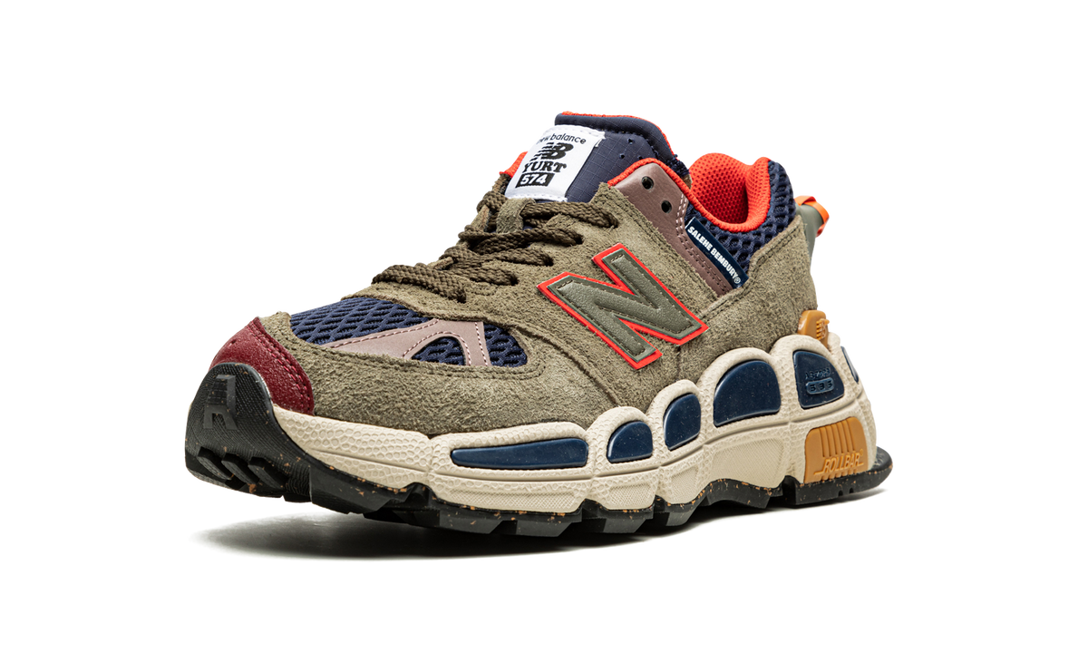 Overkicks - New Balance 574 YURT Salehe Bembury Team Forest Green (MS574YSB) - detalle suela
