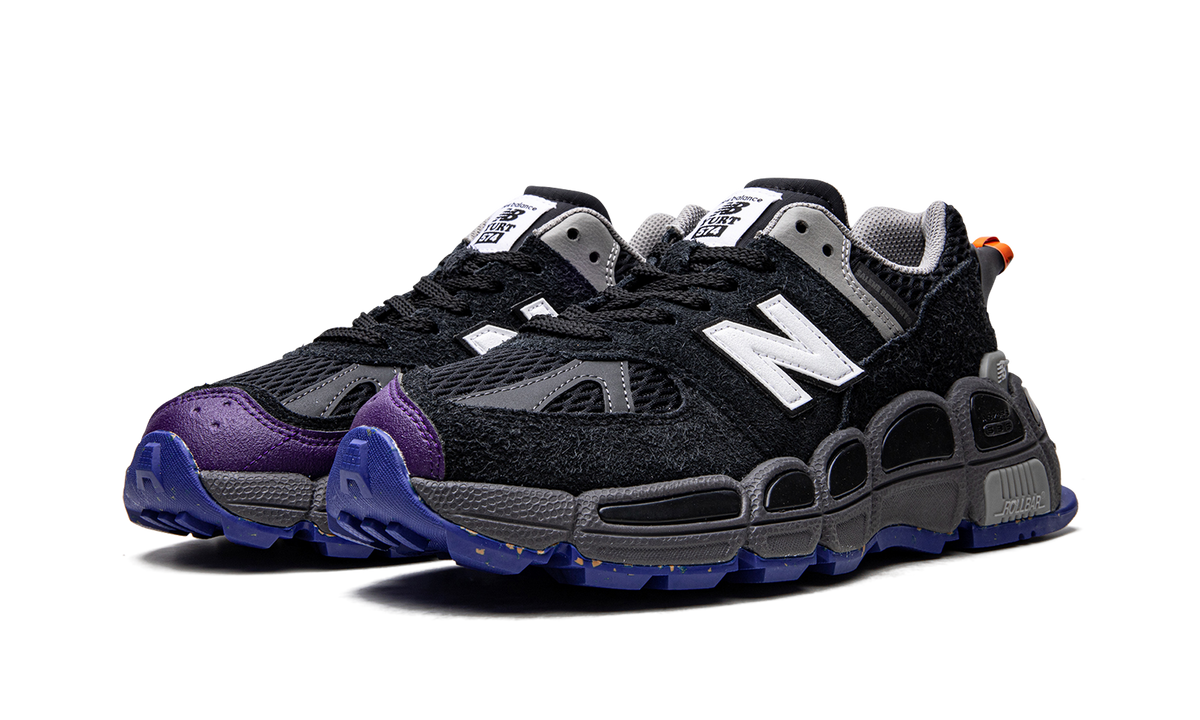 Overkicks - New Balance 574 YURT Salehe Bembury Universal Communication Black Plum (MS574YSE) - vista trasera