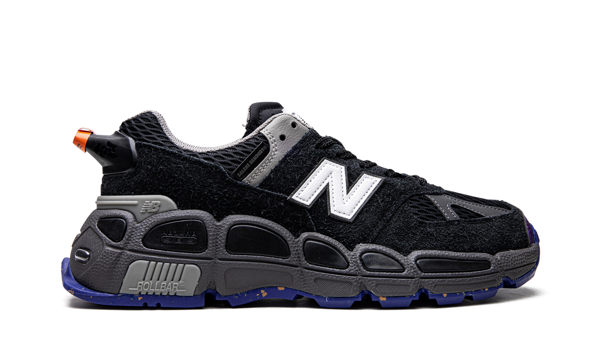 Overkicks - New Balance 574 YURT Salehe Bembury Universal Communication Black Plum (MS574YSE) - detalle talón