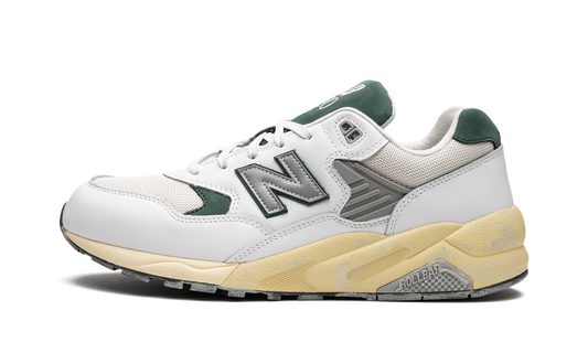Overkicks - New Balance 580 White Nightwatch Green (MT580RCA) - vista lateral