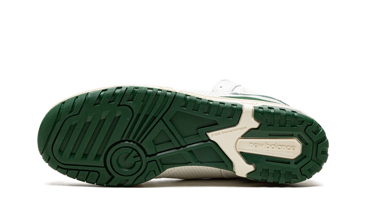 Overkicks - New Balance 650R Aime Leon Dore White Green (BB650RL1) - vista superior