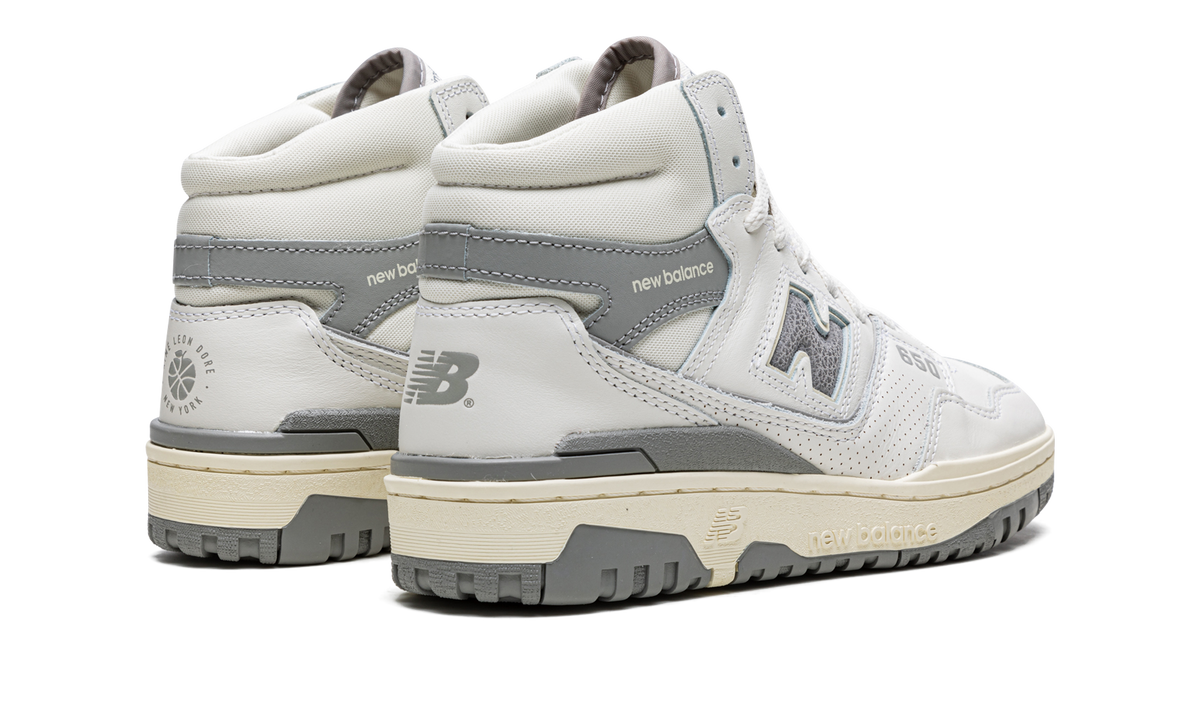 Overkicks - New Balance 650R Aime Leon Dore White Grey (BB650RA1) - par completo