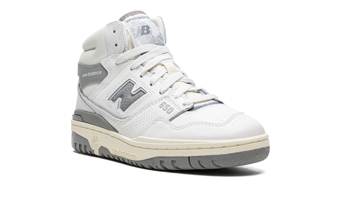 Overkicks - New Balance 650R Aime Leon Dore White Grey (BB650RA1) - detalle lateral interior