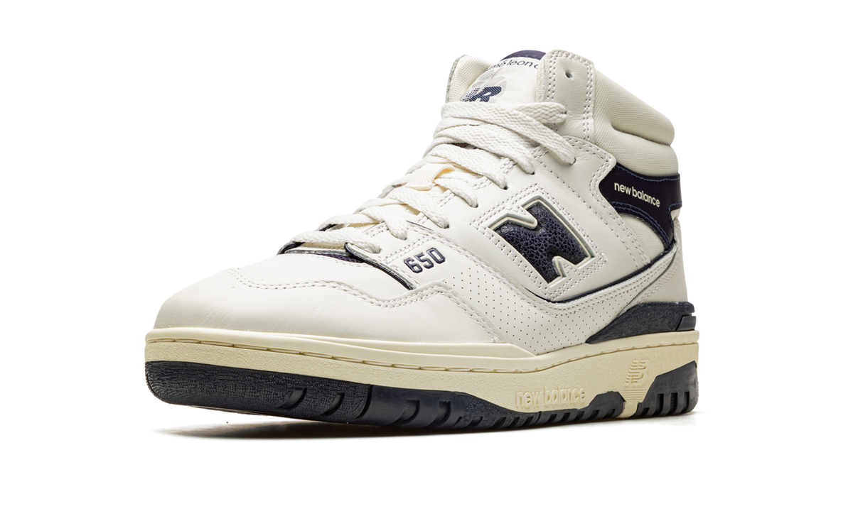 Overkicks - New Balance 650R Aime Leon Dore White Navy (BB650RD1) - detalle suela