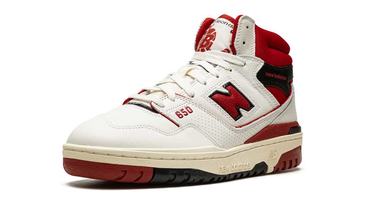 Overkicks - New Balance 650R Aime Leon Dore White Red (BB650RE1) - detalle suela