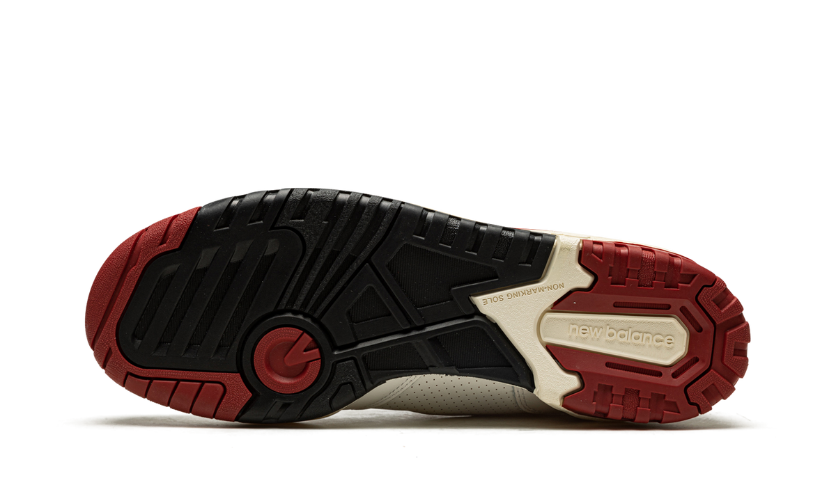 Overkicks - New Balance 650R Aime Leon Dore White Red (BB650RE1) - vista superior