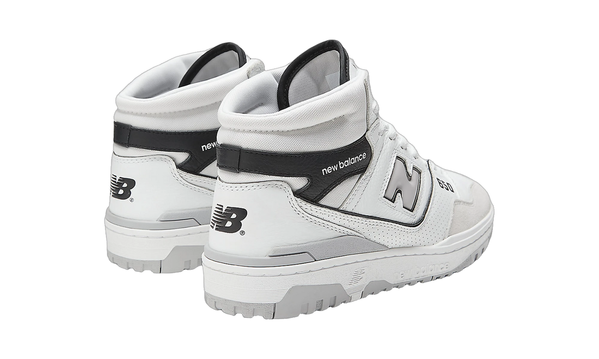 Overkicks - New Balance 650R Angora Pack White Black (BB650RWH) - par completo