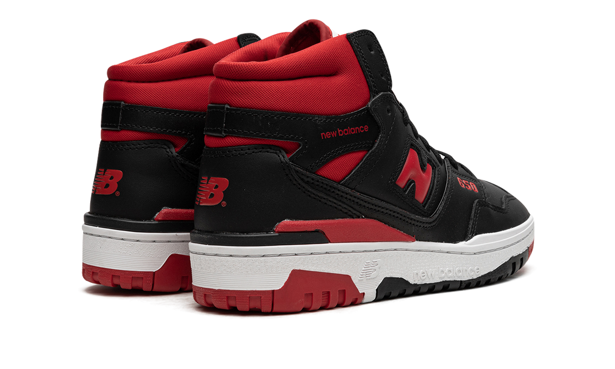 Overkicks - New Balance 650R Black Red (BB650RBR) - par completo