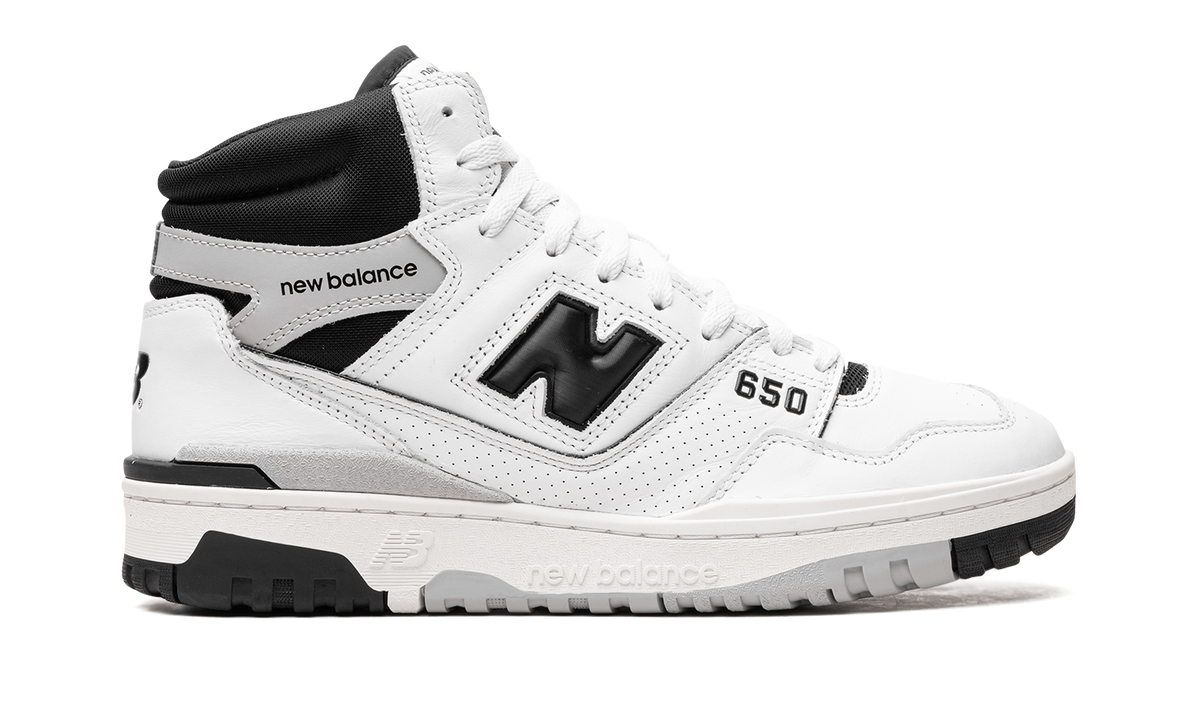 Overkicks - New Balance 650R White Black Grey (BB650RCE) - detalle talón