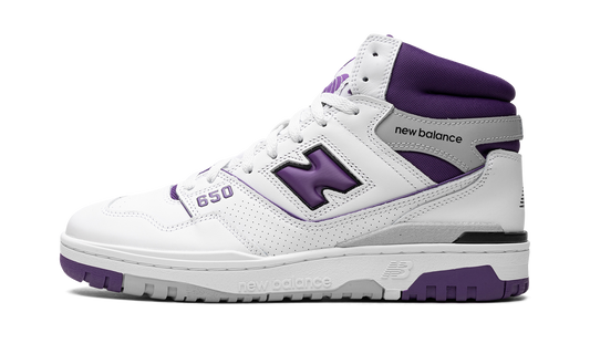 Overkicks - New Balance 650R White Interstellar Purple (BB650RCF) - vista lateral