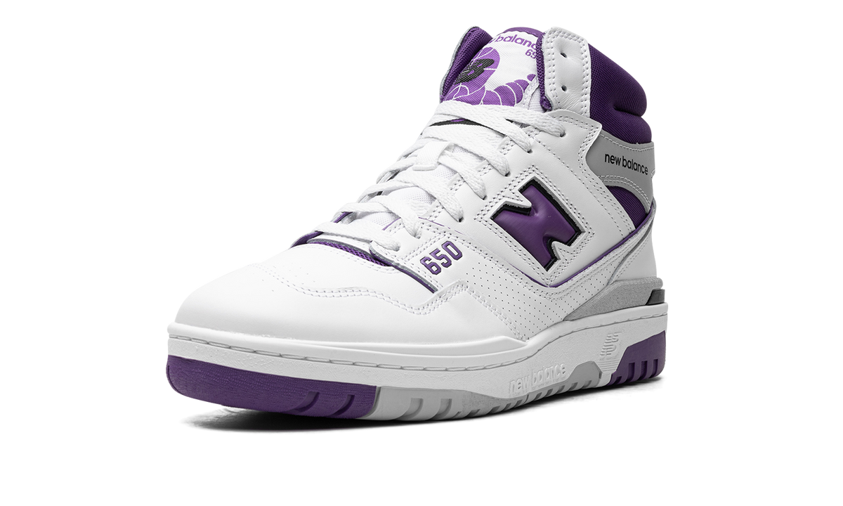 Overkicks - New Balance 650R White Interstellar Purple (BB650RCF) - detalle suela