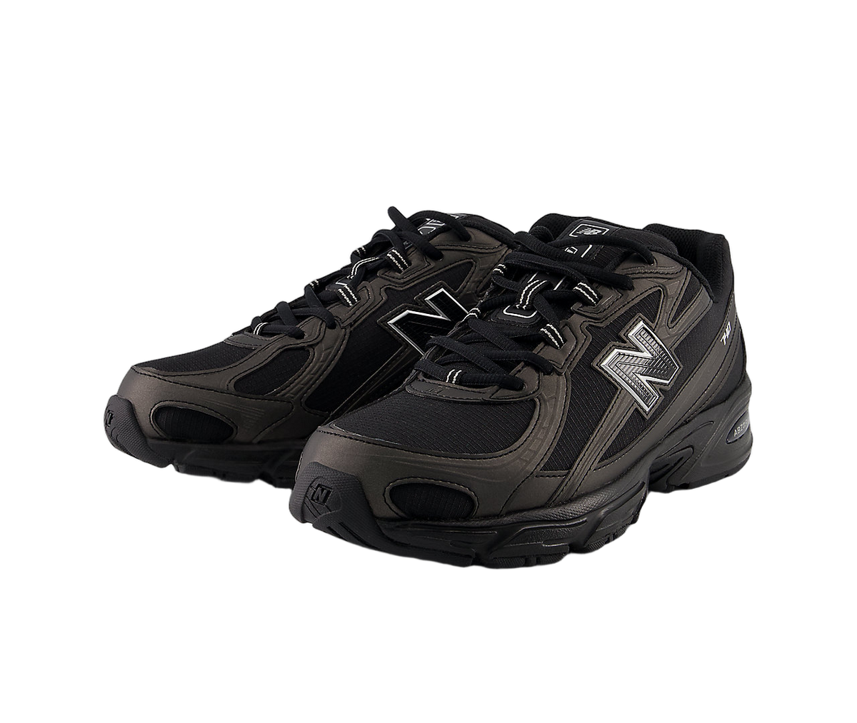 Overkicks - New Balance 740 Black Silver Metallic (U740BS2) - vista trasera