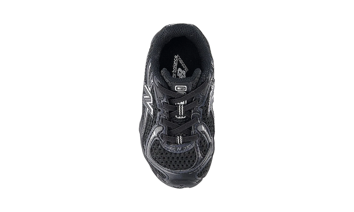 Overkicks - New Balance 740 Bungee Lace Black Silver Metallic (TD) (IZ740BM) - imagen 3