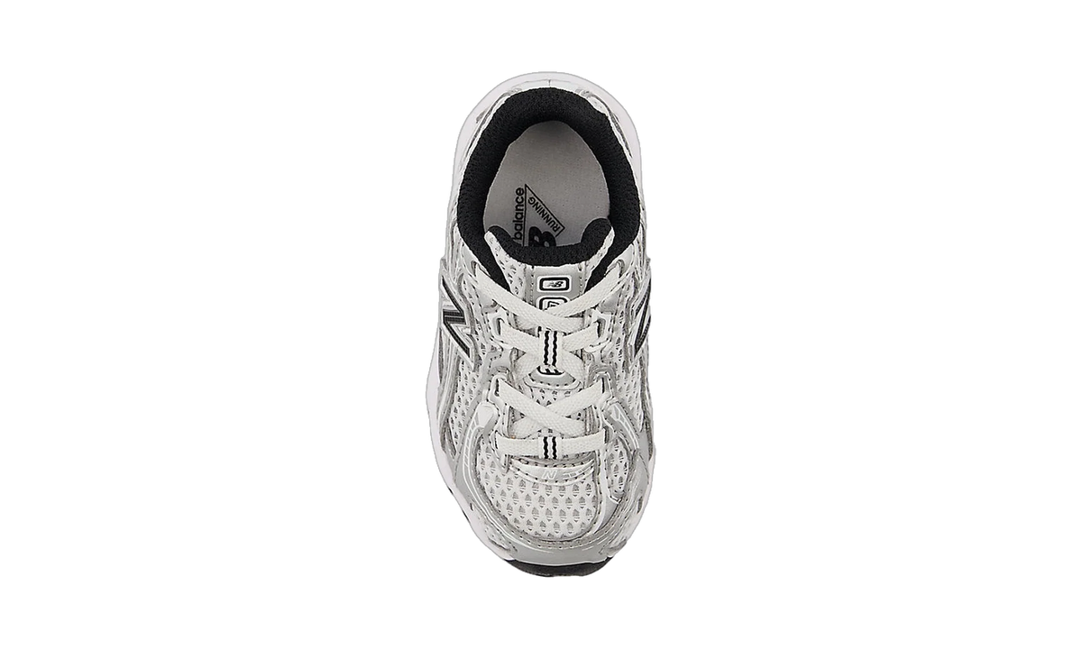 Overkicks - New Balance 740 Bungee Lace Silver Metallic Black (TD) (IZ740NW) - imagen 3