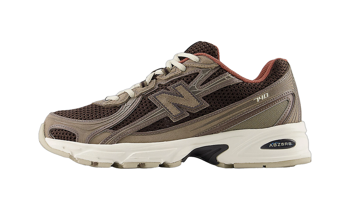 Overkicks - New Balance 740 Cortado Thunder Brown (U7407LE) - vista lateral