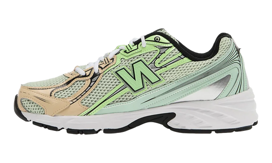 Overkicks - New Balance 740 Mint Flash Ash Wood (U740YC2) - vista lateral