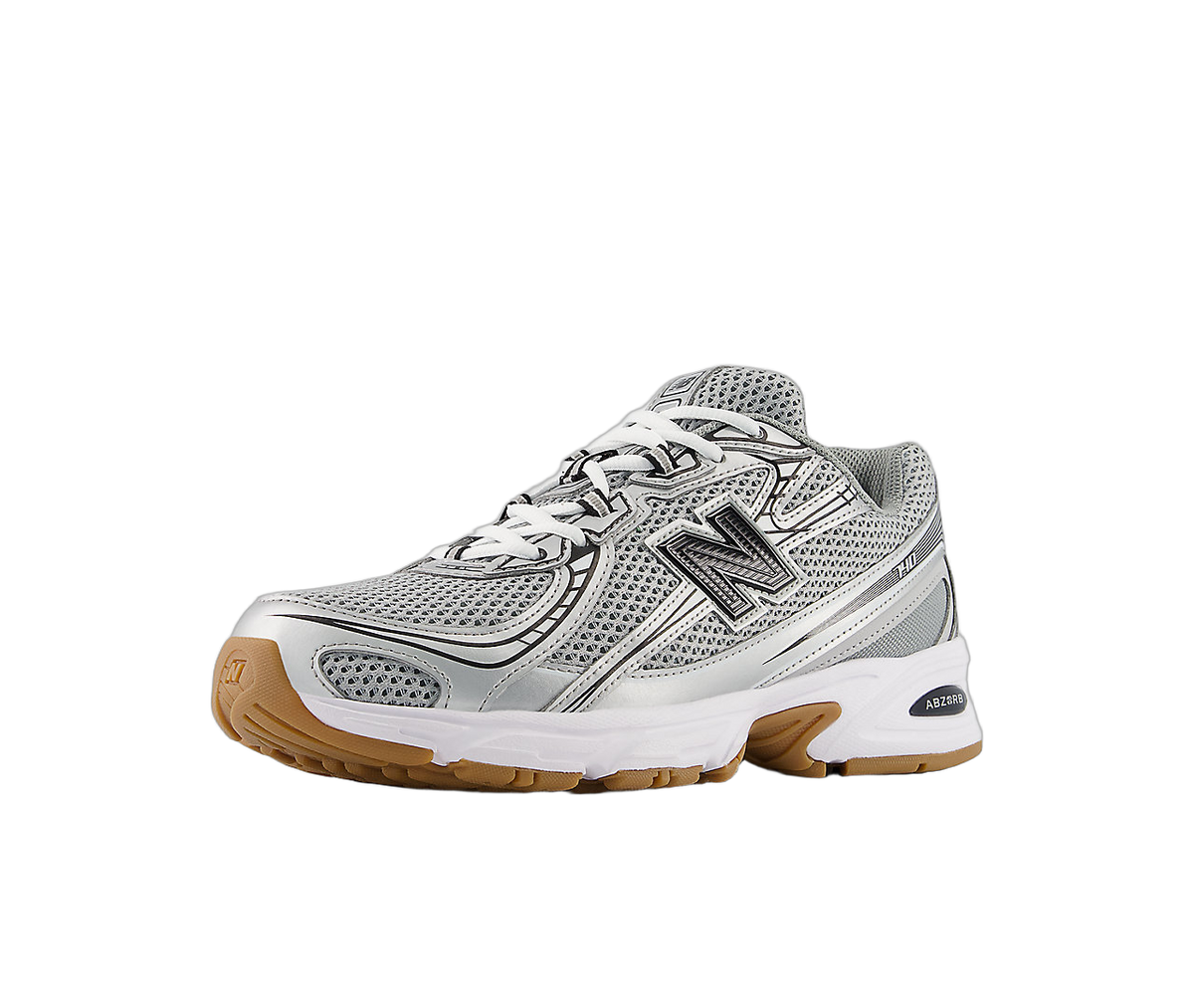 Overkicks - New Balance 740 Slate Grey Frosted Glass White Gum (U740GB2) - vista trasera