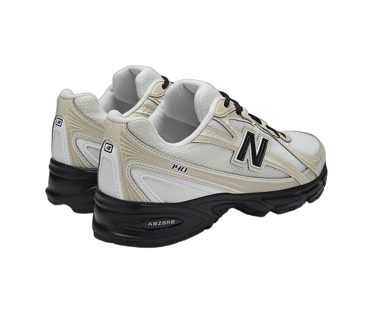 Overkicks - New Balance 740 Timberwolf White (U7404OO) - par completo