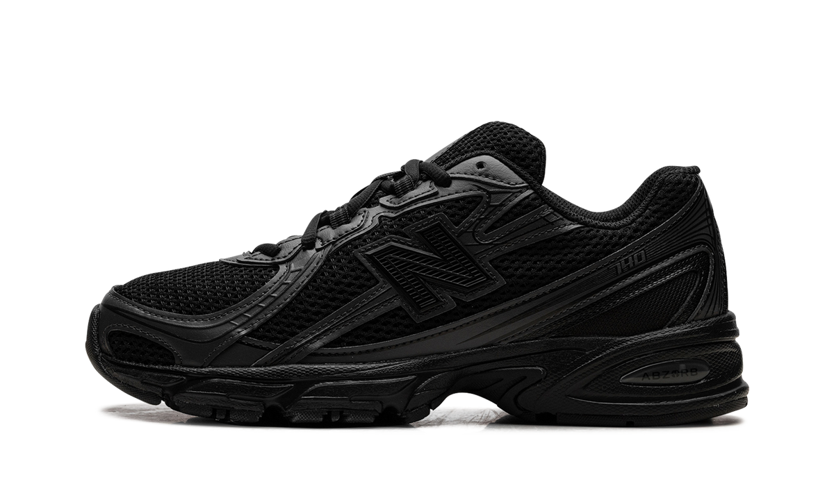 Overkicks - New Balance 740 Triple Black (U740BO2) - vista lateral