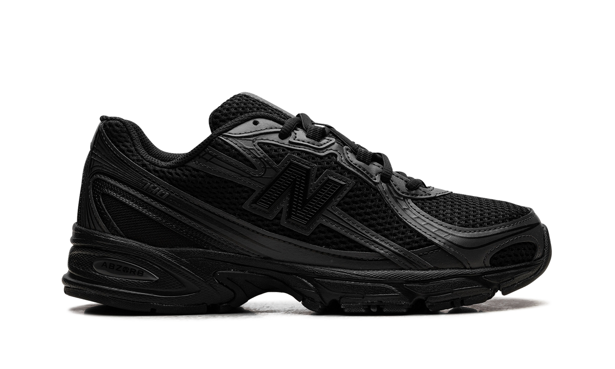 Overkicks - New Balance 740 Triple Black (U740BO2) - detalle talón