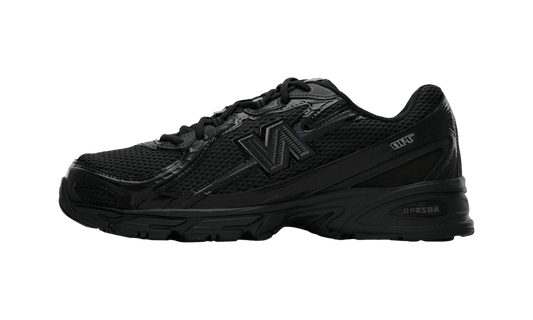 Overkicks - New Balance 740 Triple Black Patent (U740ZB2) - vista lateral