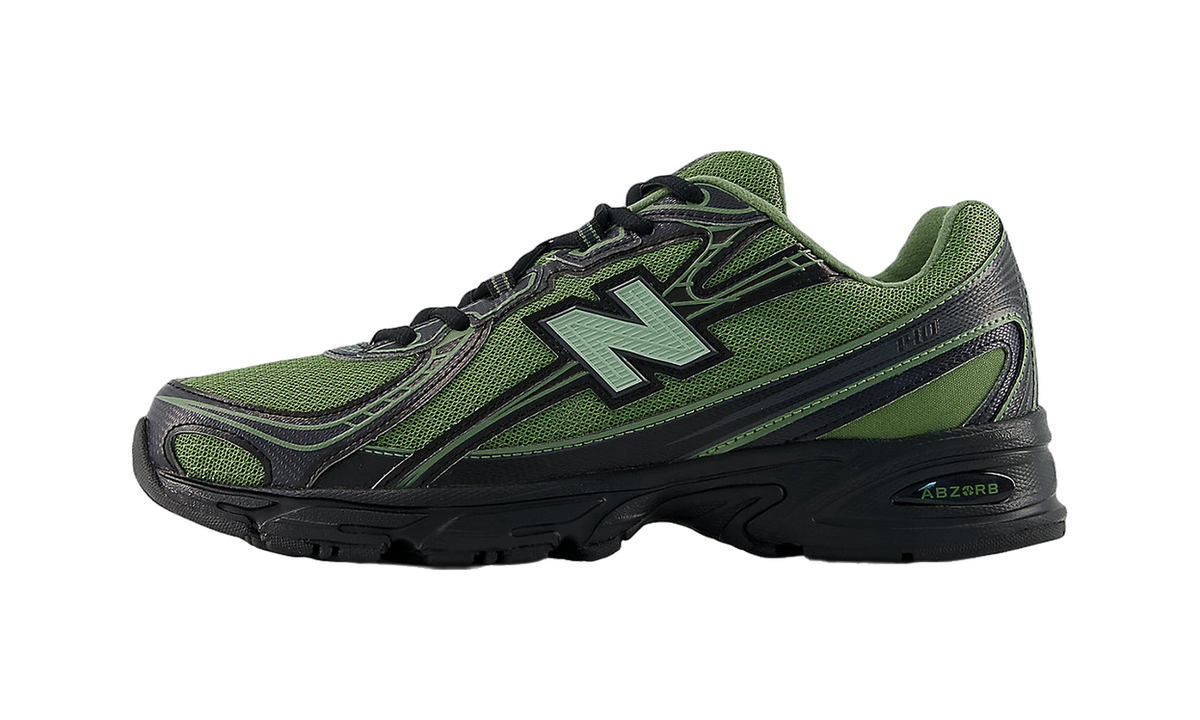 Overkicks - New Balance 740 Utility Green Black (U7403DN) - vista lateral