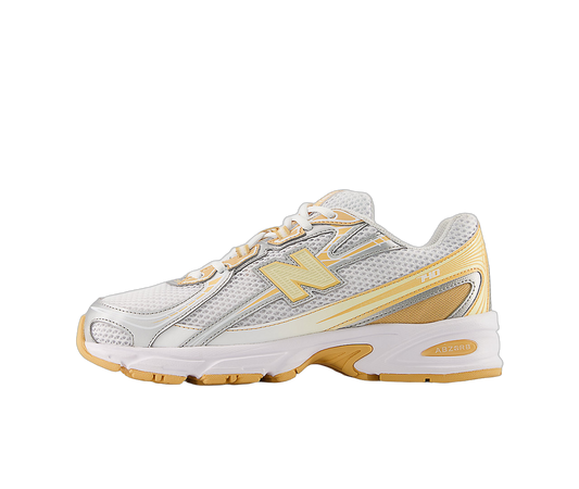 Overkicks - New Balance 740 White Indoor Court Ash Wood (U740NH2) - vista lateral