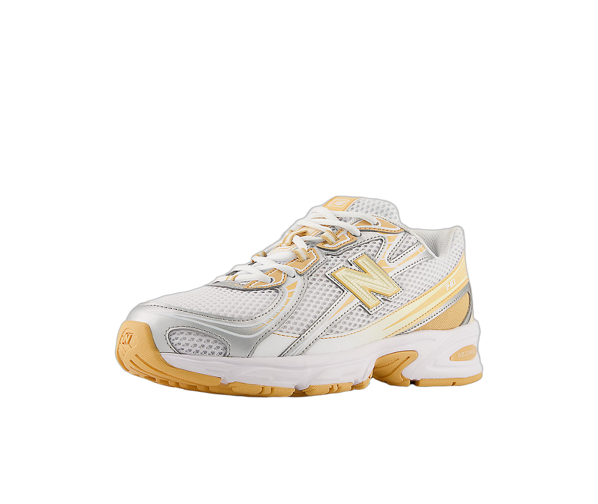 Overkicks - New Balance 740 White Indoor Court Ash Wood (U740NH2) - vista trasera