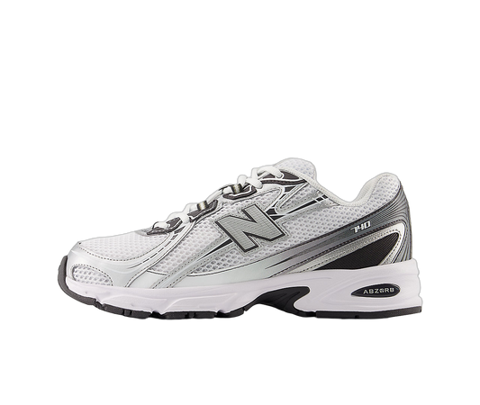 New Balance 740 White Metallic Silver Black