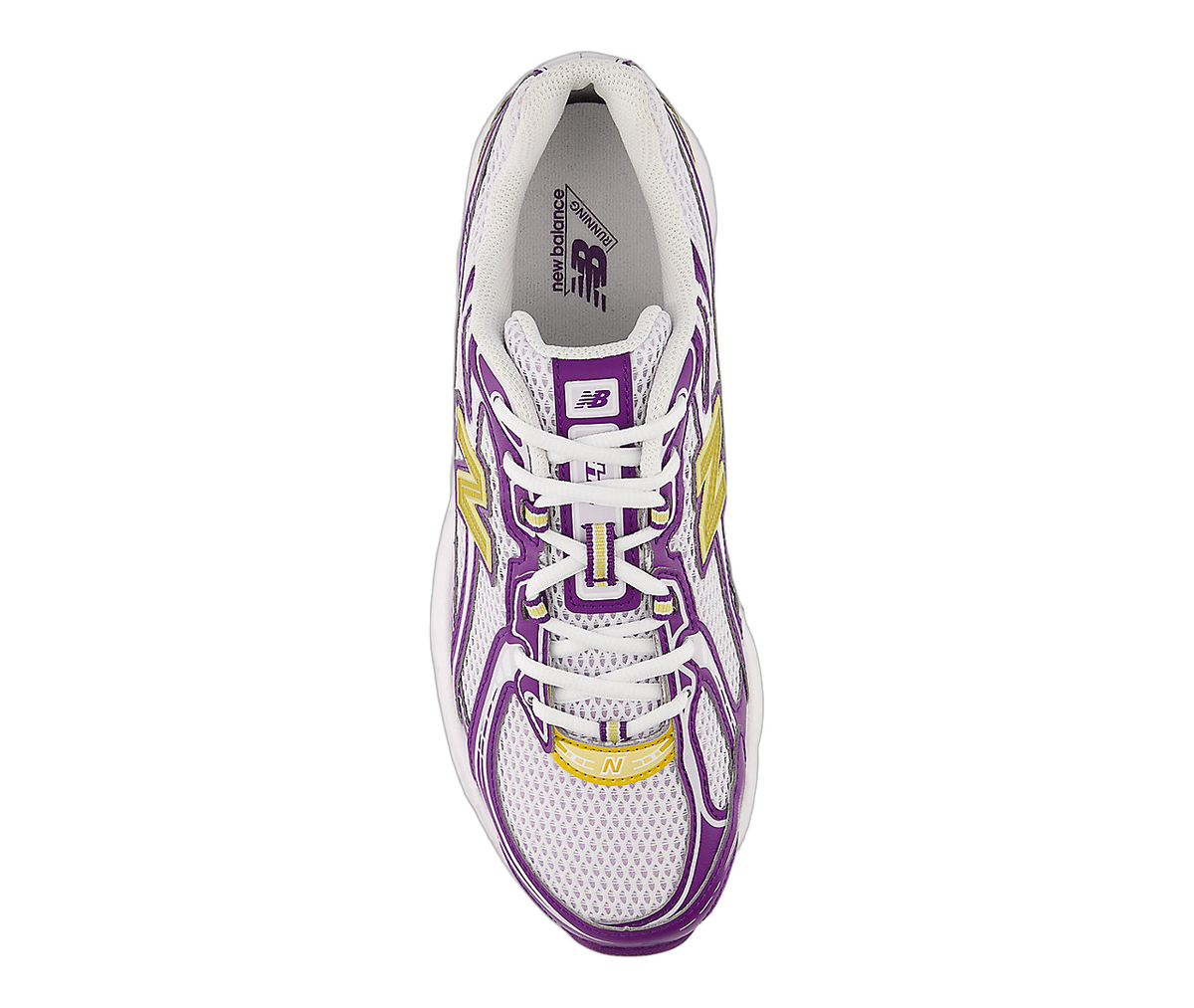 Overkicks - New Balance 740 White Purple Yellow (U740PV2) - par completo