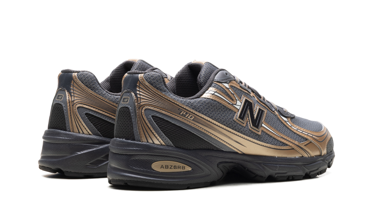 Overkicks - New Balance 740v2 Black Castlerock Gold Metallic (U740BD2) - par completo