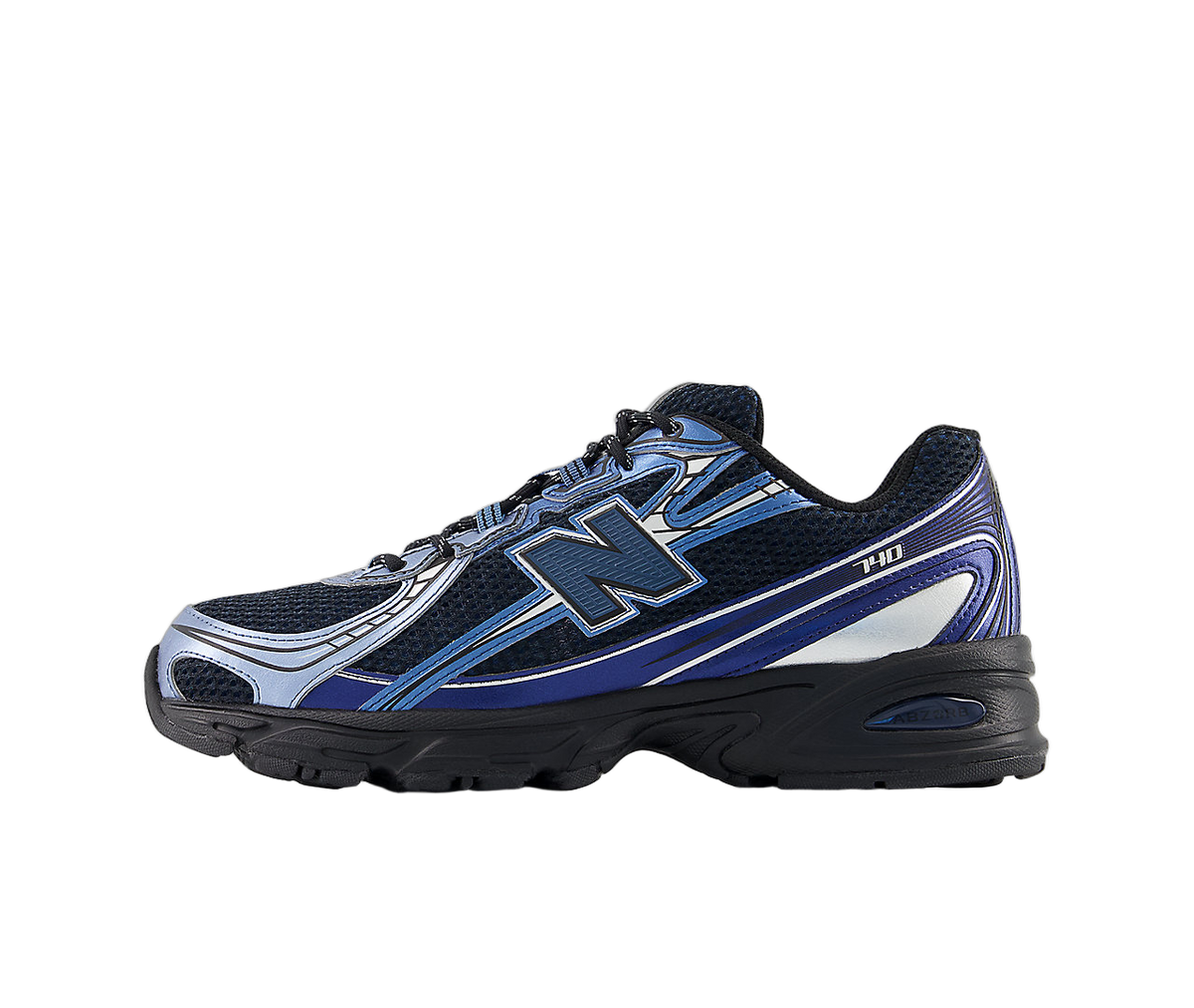 Overkicks - New Balance 740v2 Shoreline Blue (U740DT2) - vista lateral
