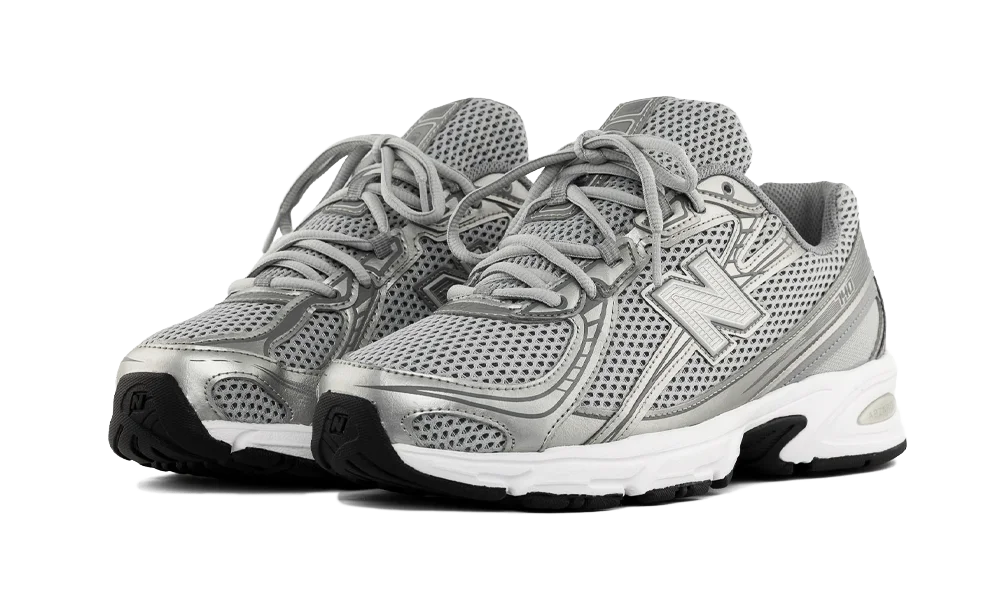Overkicks - New Balance 740v2 Silver Castlerock (U740SG2) - vista trasera