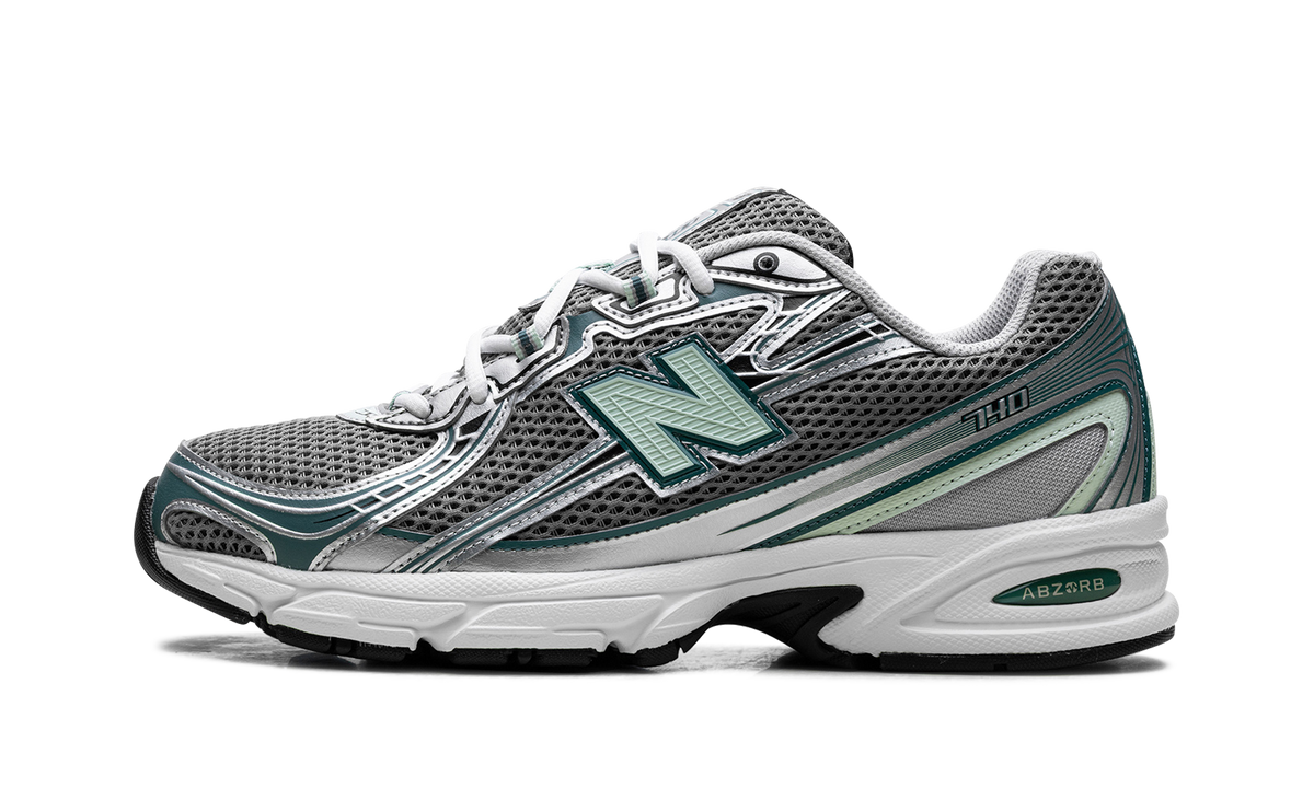 Overkicks - New Balance 740v2 Silver Metallic New Spruce (U740NC2) - vista lateral