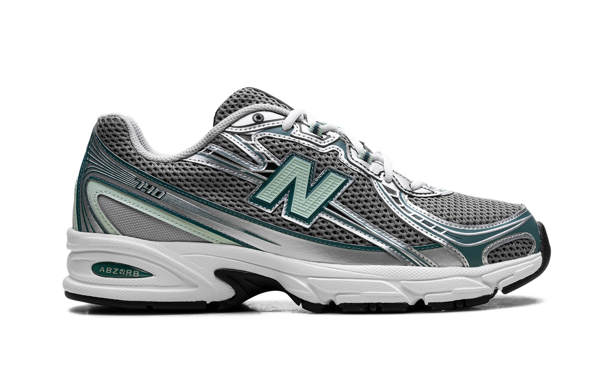Overkicks - New Balance 740v2 Silver Metallic New Spruce (U740NC2) - detalle talón