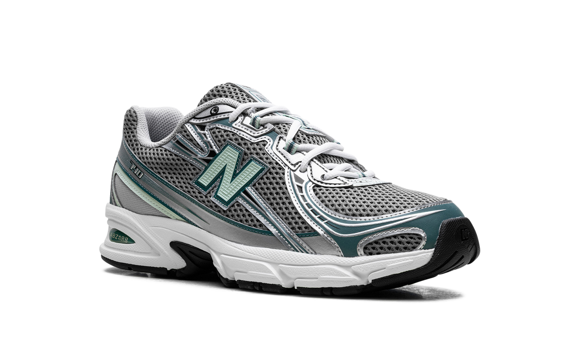 Overkicks - New Balance 740v2 Silver Metallic New Spruce (U740NC2) - detalle lateral interior