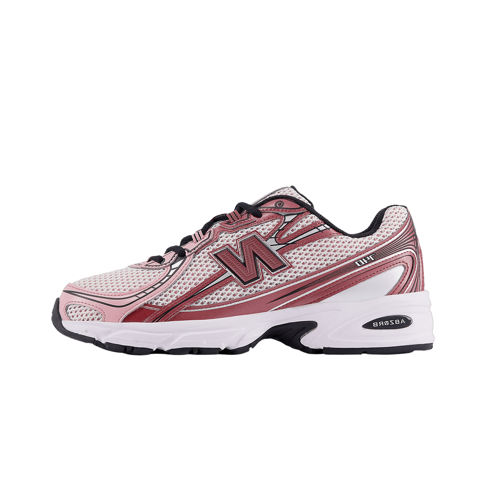Overkicks - New Balance 740v2 Washed Burgundy Pink Taffy (U740PG2) - vista lateral