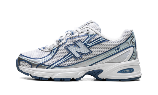Overkicks - New Balance 740v2 White Ice Blue Sea Lime (U740LB2) - vista lateral