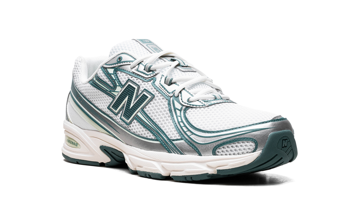 Overkicks - New Balance 740v2 White Marsh Green (U740GR2) - detalle lateral interior