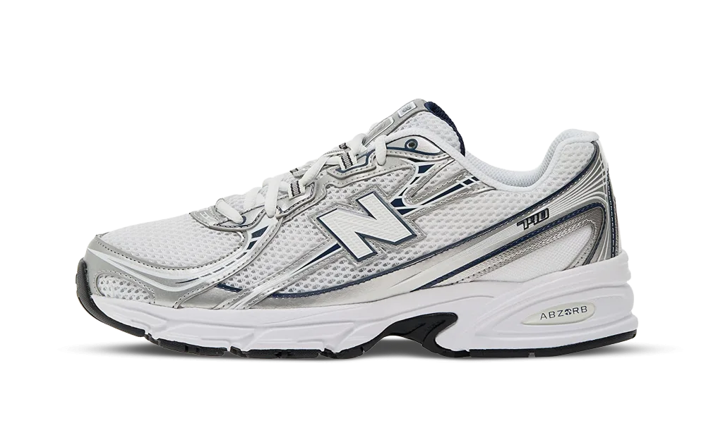 Overkicks - New Balance 740v2 White Shadow Grey Navy (U740WN2) - vista lateral