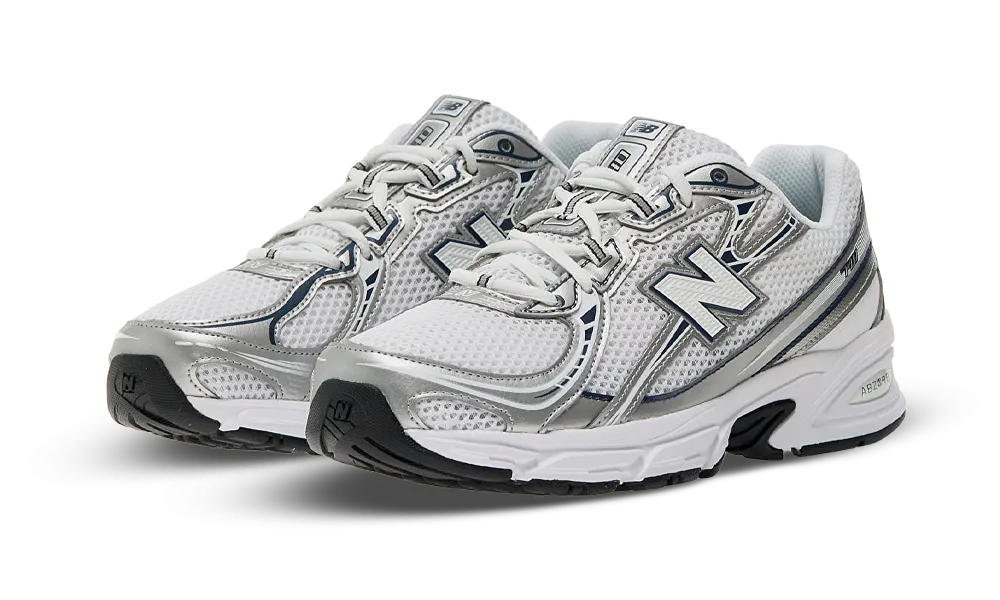 Overkicks - New Balance 740v2 White Shadow Grey Navy (U740WN2) - vista trasera