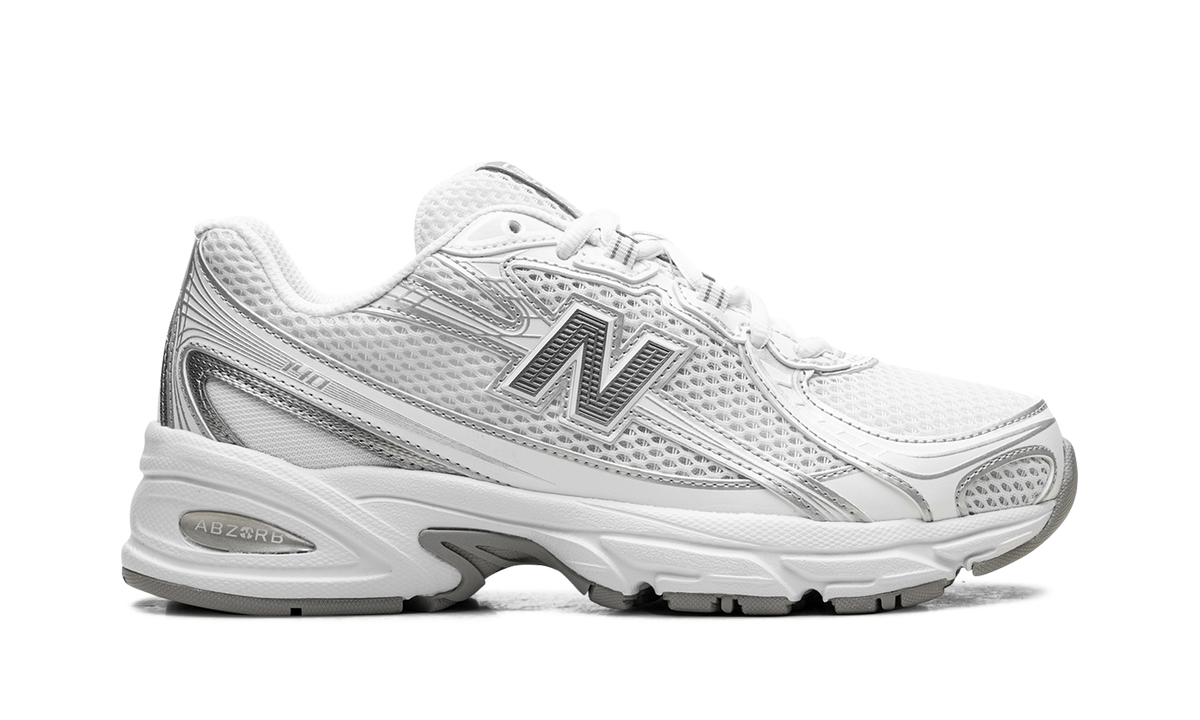 Overkicks - New Balance 740v2 White Silver Reflection (U740WM2) - detalle talón