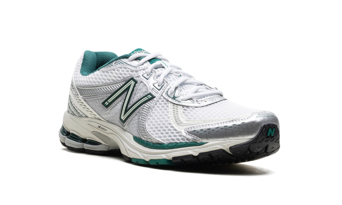 Overkicks - New Balance 860v2 Aimé Leon Dore Grey Green (ML860DC2) - detalle lateral interior